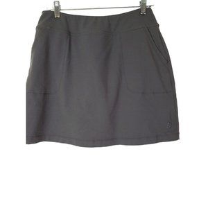 FootJoy Women’s Gray Golf Skort M | Pull-On Athletic Skirt w/ Built-In Shorts